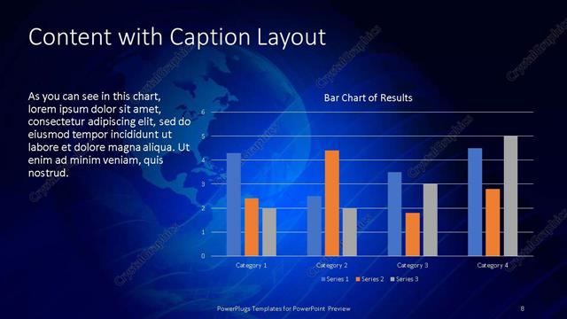 Content with Caption presentation slide layout
