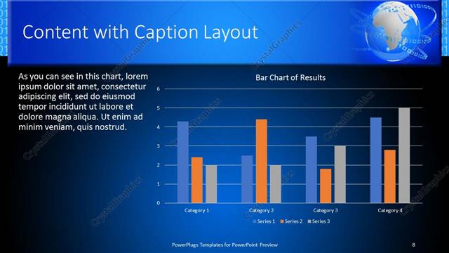 Content with Caption presentation slide layout