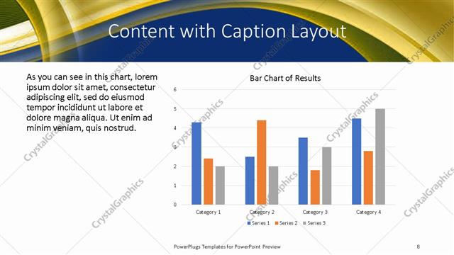 Content with Caption presentation slide layout