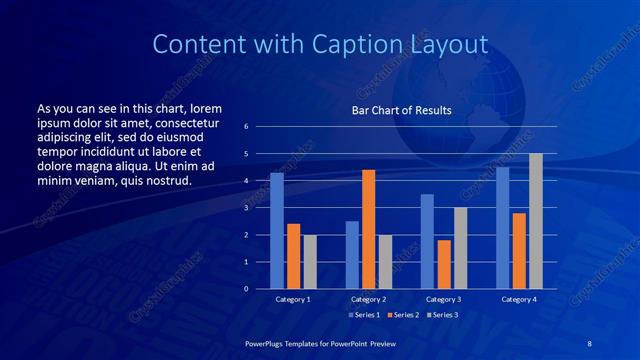 Content with Caption presentation slide layout
