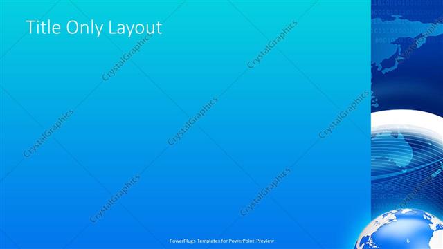 Title Only presentation slide layout