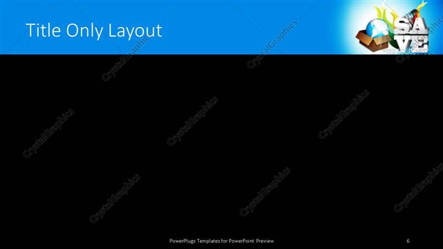 Title Only presentation slide layout