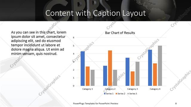 Content with Caption presentation slide layout