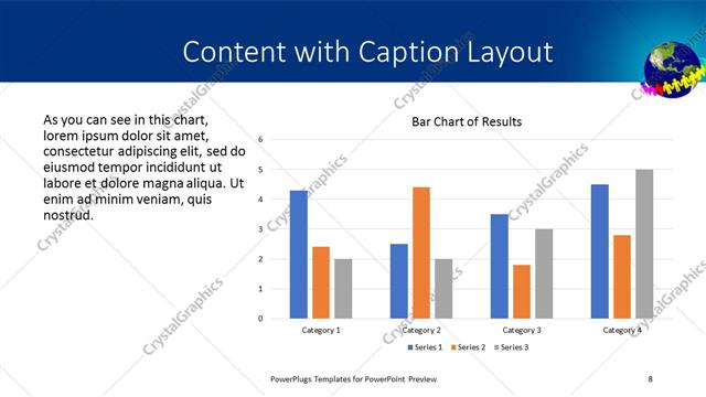 Content with Caption presentation slide layout