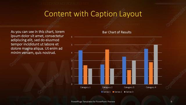 Content with Caption presentation slide layout