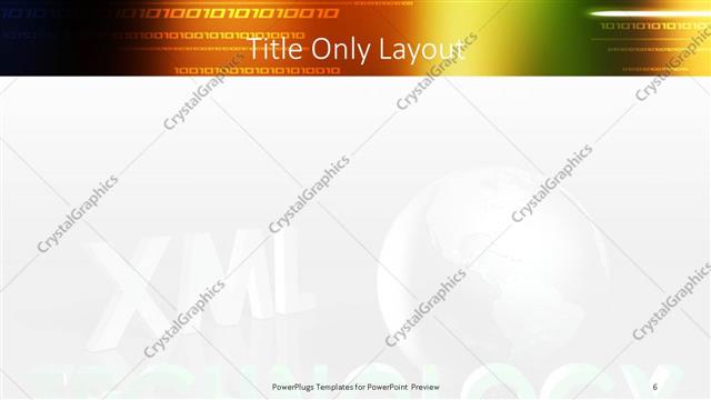 Title Only presentation slide layout