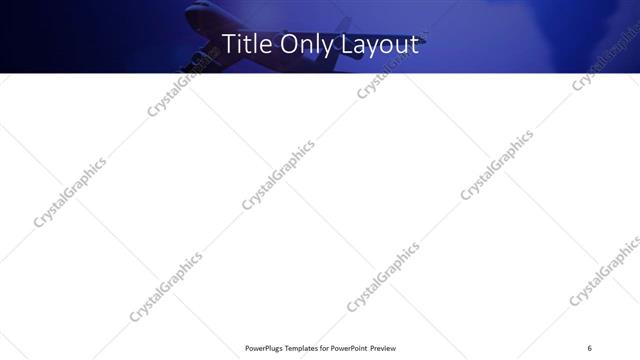Title Only presentation slide layout
