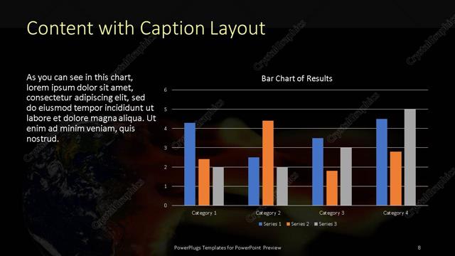Content with Caption presentation slide layout