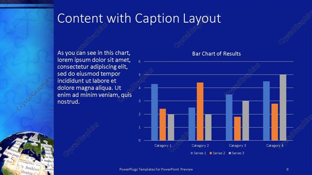 Content with Caption presentation slide layout