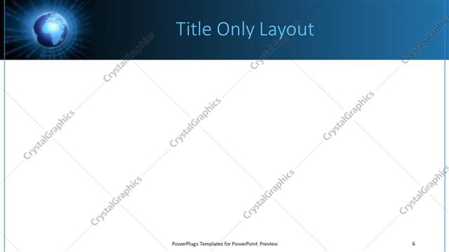 Title Only presentation slide layout