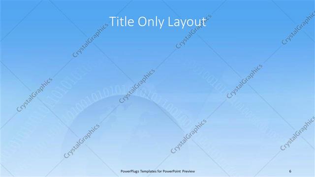 Title Only presentation slide layout