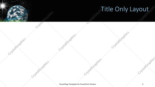 Title Only presentation slide layout