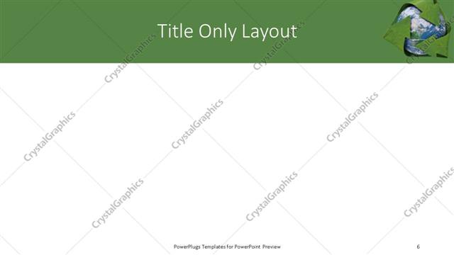 Title Only presentation slide layout