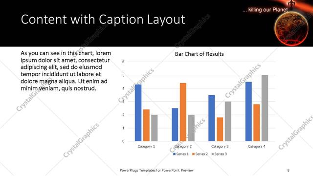 Content with Caption presentation slide layout
