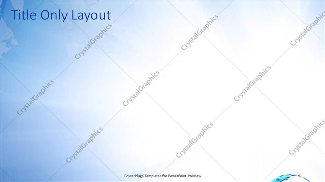Title Only presentation slide layout