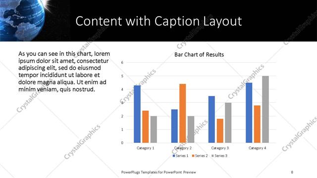 Content with Caption presentation slide layout
