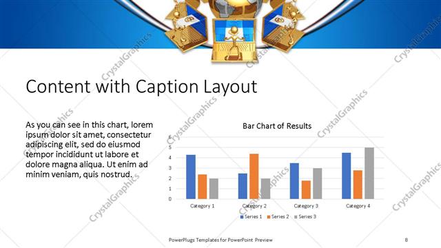 Content with Caption presentation slide layout