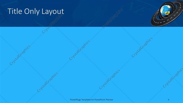 Title Only presentation slide layout