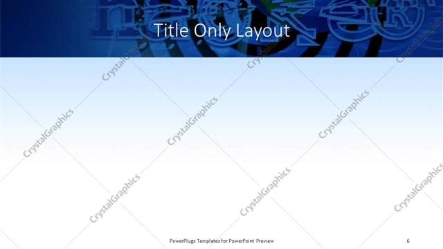 Title Only presentation slide layout