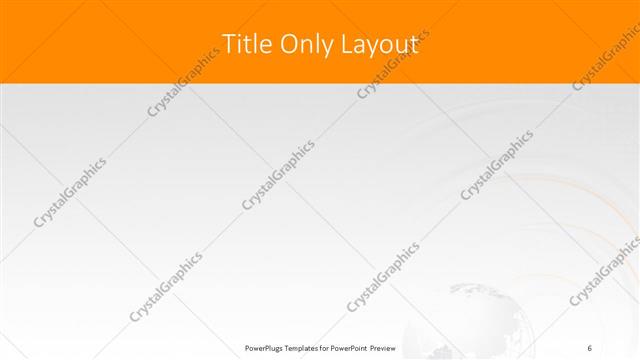Title Only presentation slide layout