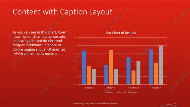 Content with Caption presentation slide layout