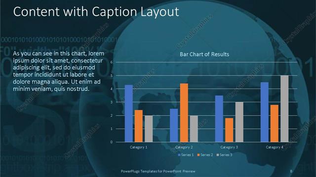 Content with Caption presentation slide layout