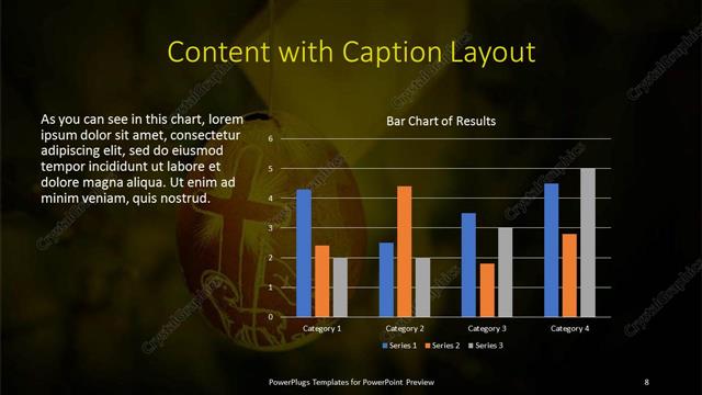 Content with Caption presentation slide layout