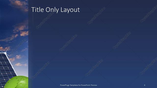 Title Only presentation slide layout