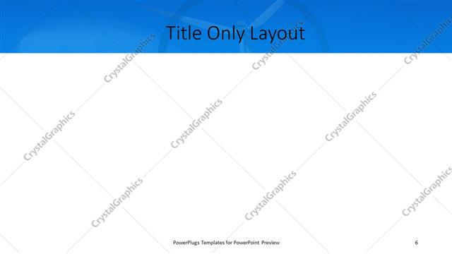 Title Only presentation slide layout