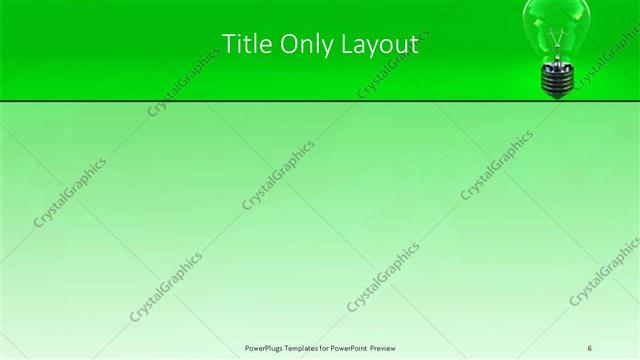 Title Only presentation slide layout