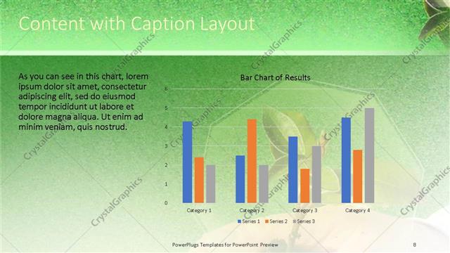 Content with Caption presentation slide layout