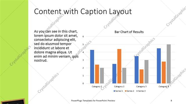 Content with Caption presentation slide layout