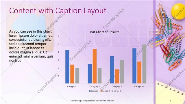 Content with Caption presentation slide layout