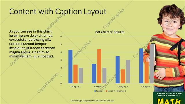 Content with Caption presentation slide layout