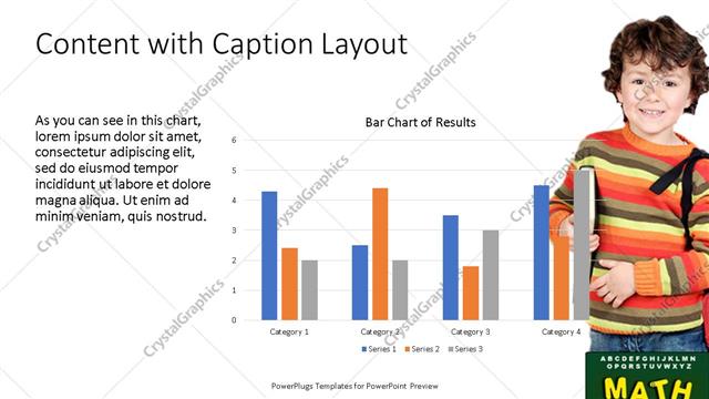 Content with Caption presentation slide layout