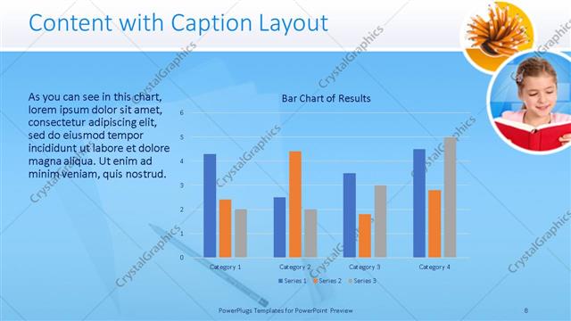 Content with Caption presentation slide layout