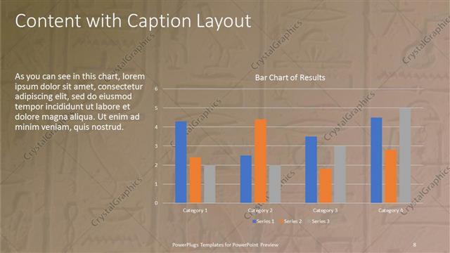 Content with Caption presentation slide layout