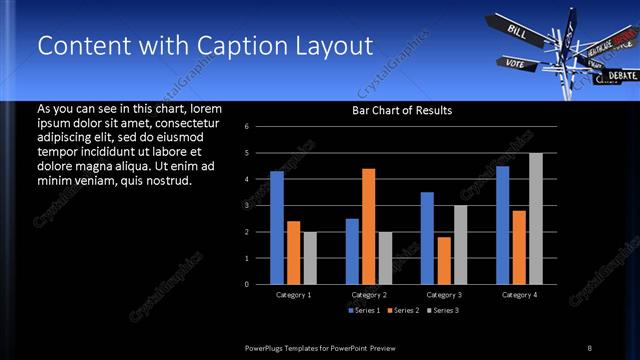 Content with Caption presentation slide layout