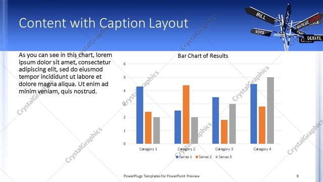 Content with Caption presentation slide layout