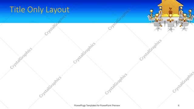 Title Only presentation slide layout