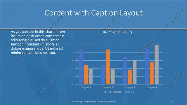 Content with Caption presentation slide layout