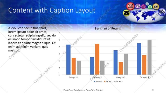 Content with Caption presentation slide layout