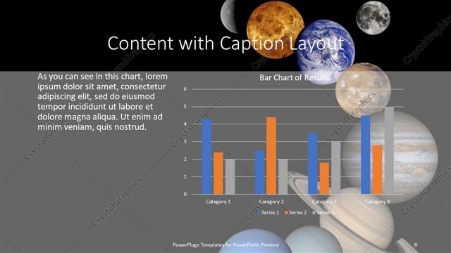 Content with Caption presentation slide layout