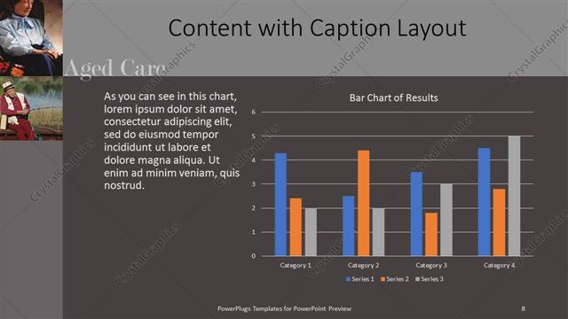 Content with Caption presentation slide layout