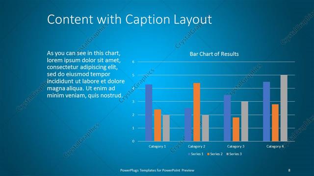 Content with Caption presentation slide layout