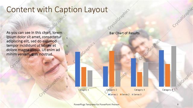 Content with Caption presentation slide layout