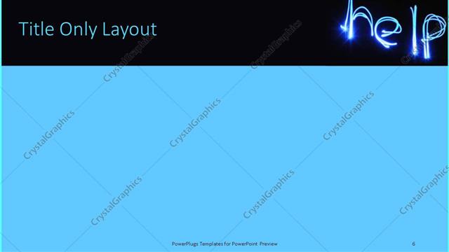 Title Only presentation slide layout