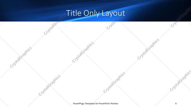 Title Only presentation slide layout