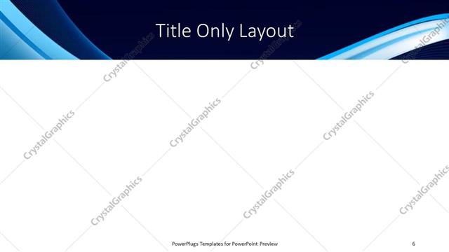 Title Only presentation slide layout