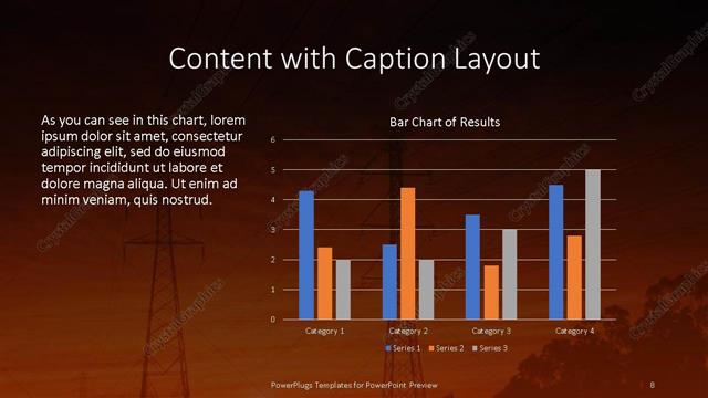 Content with Caption presentation slide layout